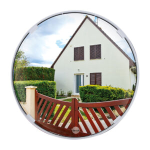 Miroir multi-usages avec cadre blanc