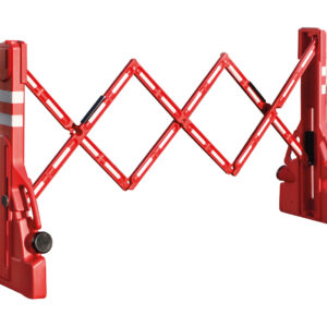 Barrière extensible à rangement intégré