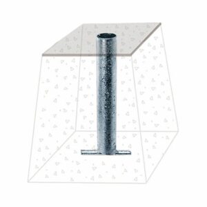 Fourreau rond pour tube 30x30