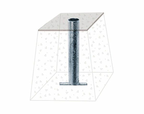 Fourreau rond pour tube 30x30