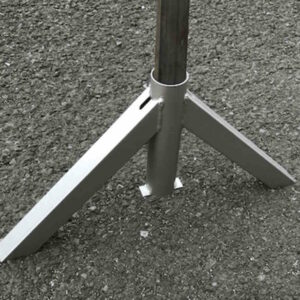 Pieds amovibles pour tube 30 x 30 mm