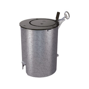 Fourreau verrouillable pour bornes