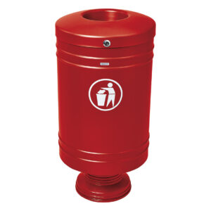 Corbeille Gascogne socle en fonte 60 litres