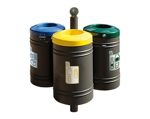 Corbeille Guyenne pour tri sélectif Boule 40 litres