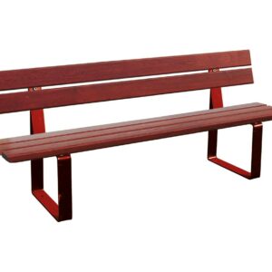 Banc bois et acier Riga
