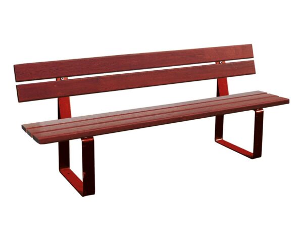 Banc bois et acier Riga