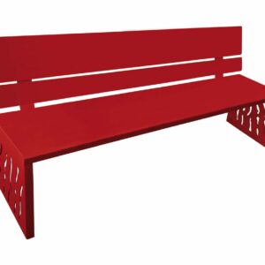 Banc acier Venise