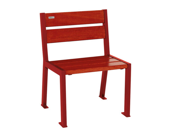 Fauteuil bois et acier Silaos® 5 lames