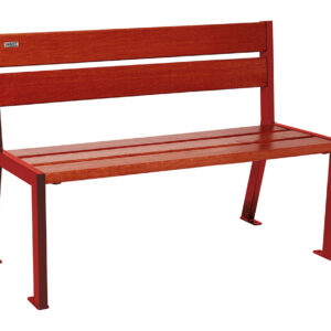 Banc bois et acier Silaos® 5 lames