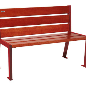 Banc bois et acier Silaos® 6 lames
