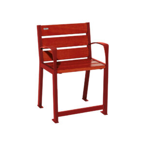 Fauteuil bois et acier Silaos® spécial sénior