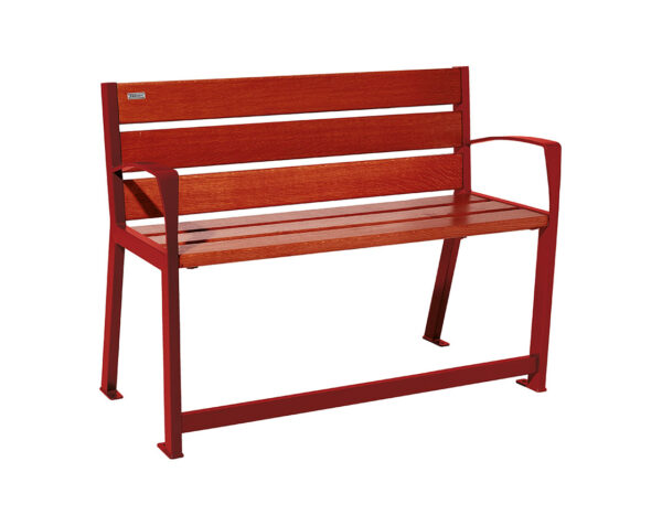 Banc bois et acier Silaos® spécial sénior