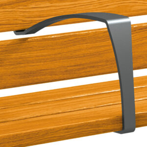 Accoudoir central pour banc Silaos®
