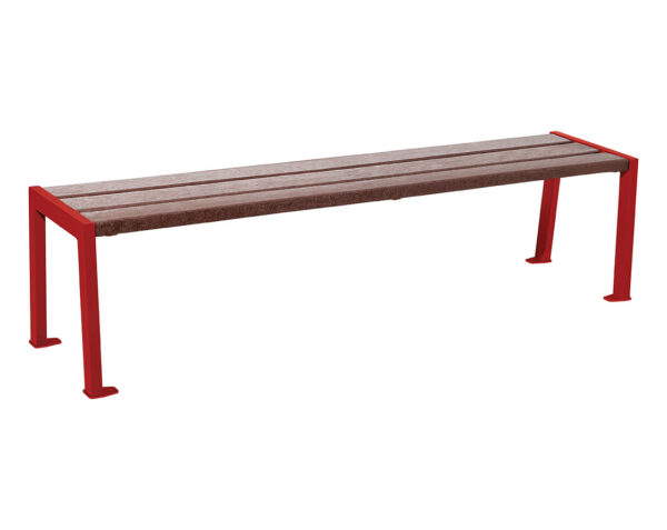 Banquette Silaos® acier et plastique recyclé