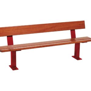 Banc bois et acier Pagode