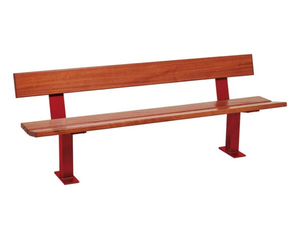 Banc bois et acier Pagode