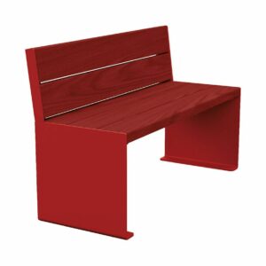 Banc bois et acier KUB.