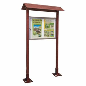 Vitrine Aluminium et Bois