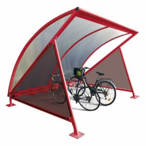 Abri vélos demi-lune