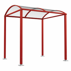 Abri vélos Voûte "M" avec bardages polycarbonate