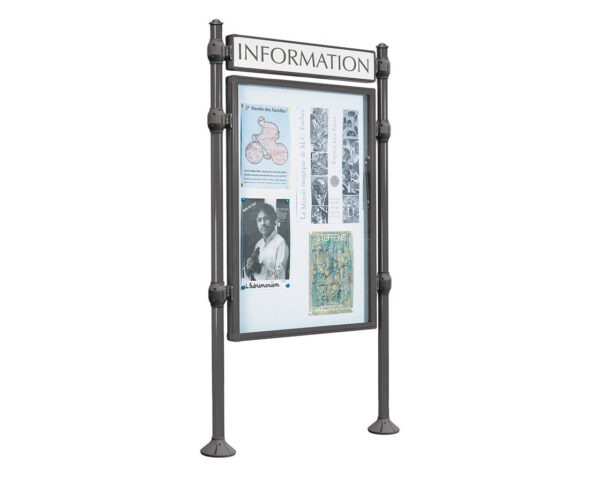 Panneau-vitrines d'information Agora