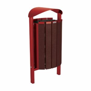 Corbeille Silaos® acier et plastique recyclé 50 litres