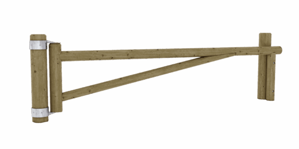 Barrière Pivotante rondins