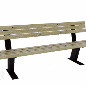 Banc bois-acier Glénan