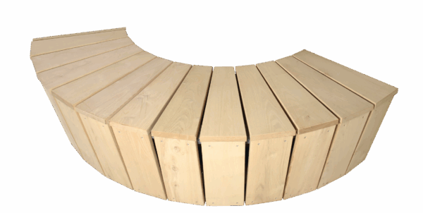 Table et banc cintré Hélios