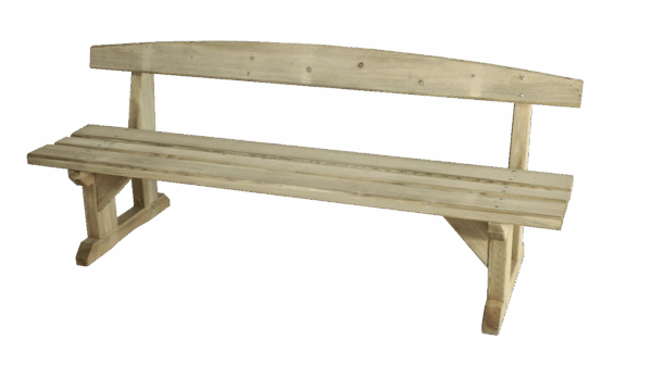 Banc bois massif Hoëdic